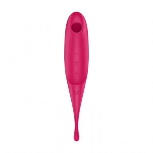 Satisfyer Twirling Pro Red - Вакуумный стимулятор